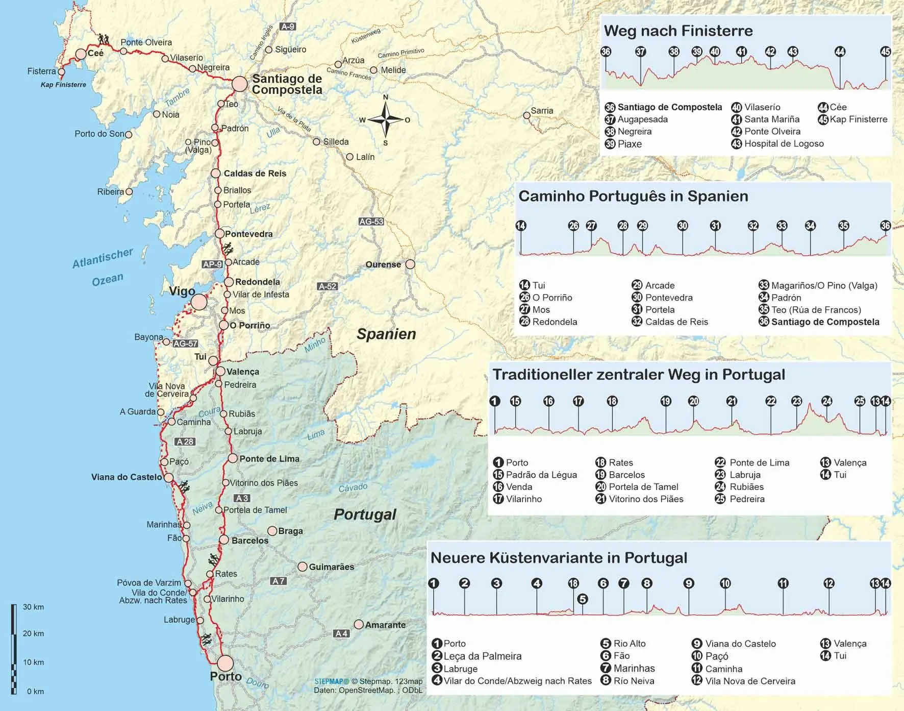 Bild: 9783866865259 | Portugal Spanien: Jakobsweg Caminho Português von Porto nach...