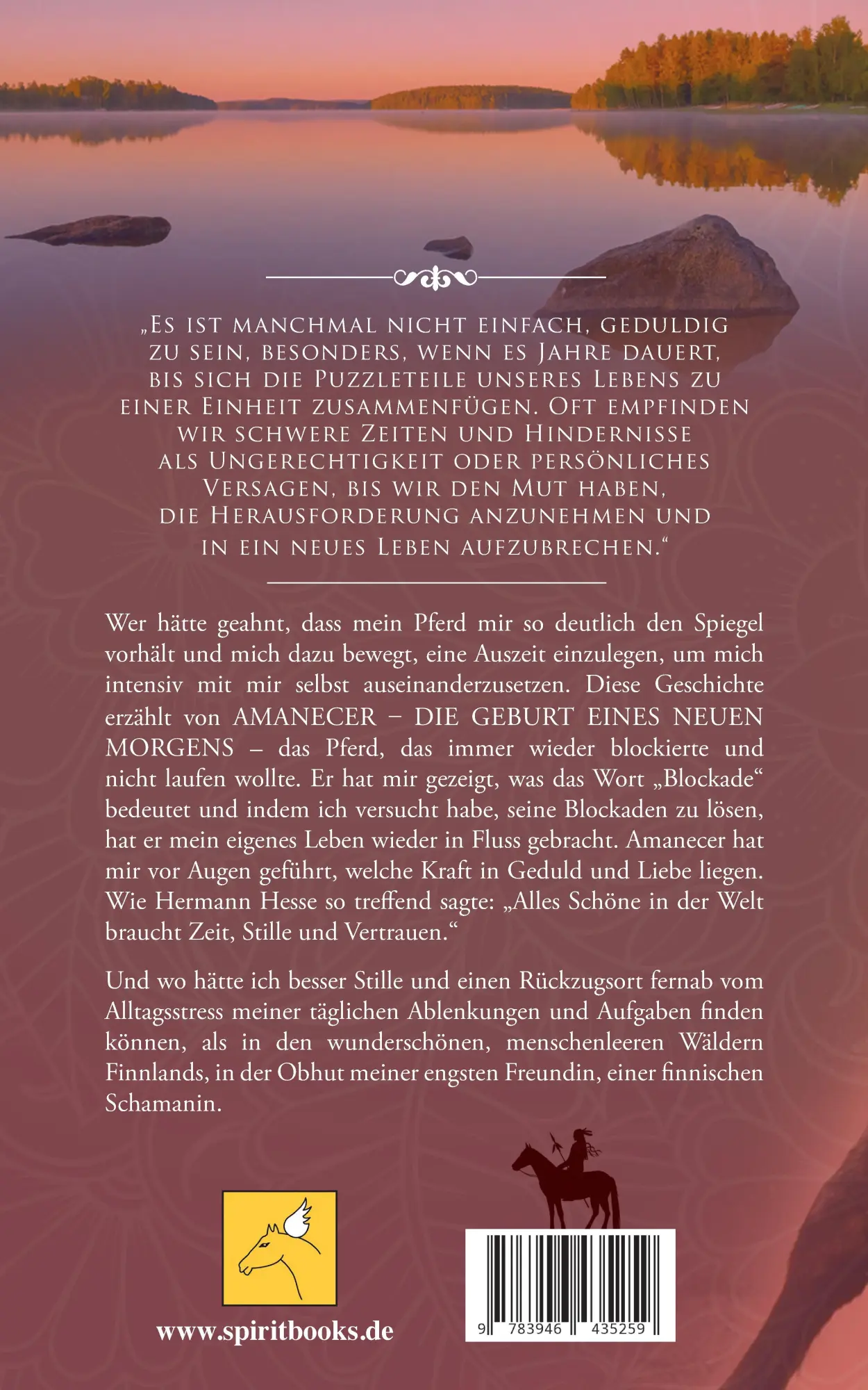 Rückseite: 9783946435259 | Amanecer · Die Geburt eines neuen Morgens | Elke Wedig | Buch | 212 S.