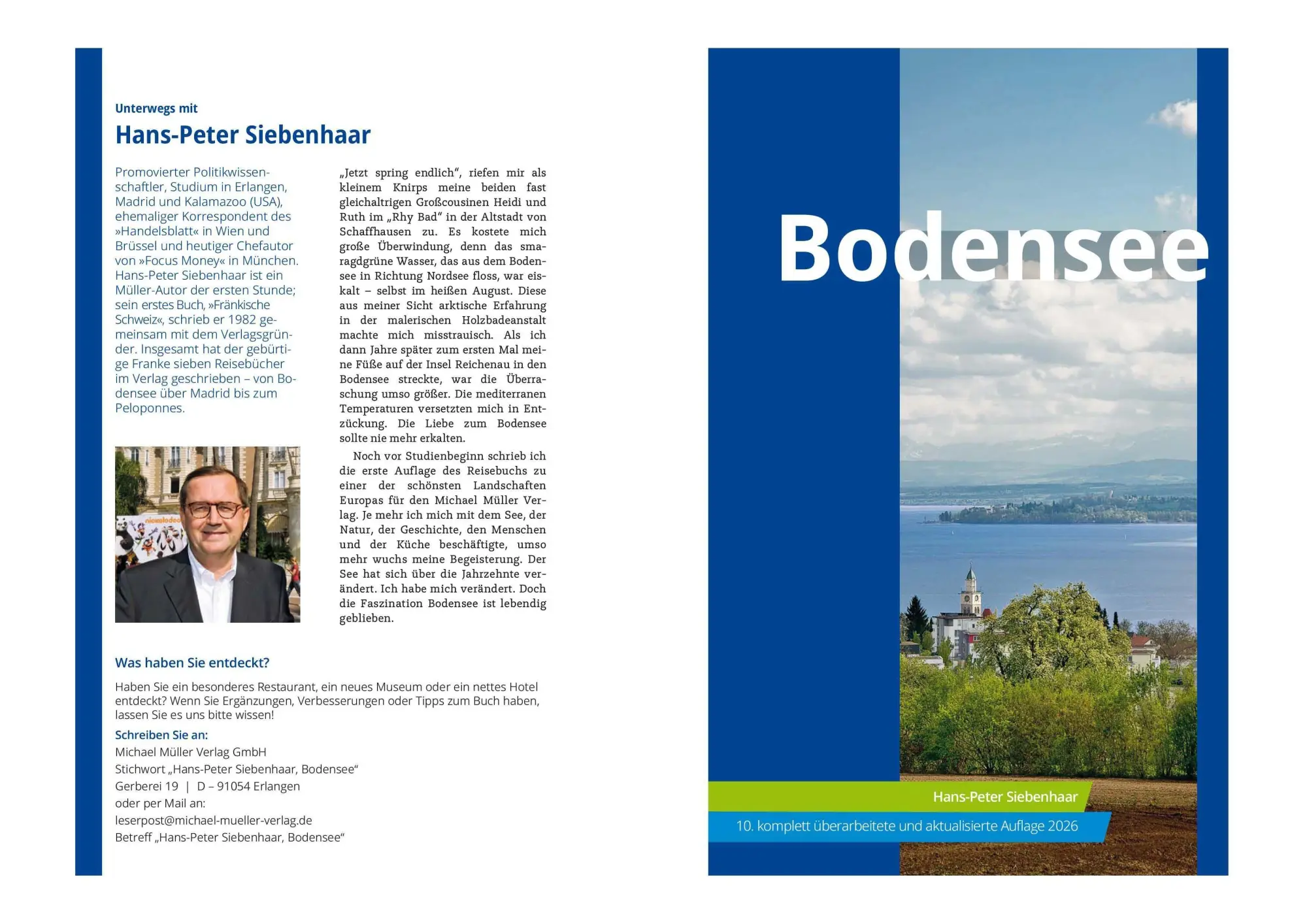 Bild: 9783966855259 | MICHAEL MÜLLER Reiseführer Bodensee | Hans-Peter Siebenhaar | Buch