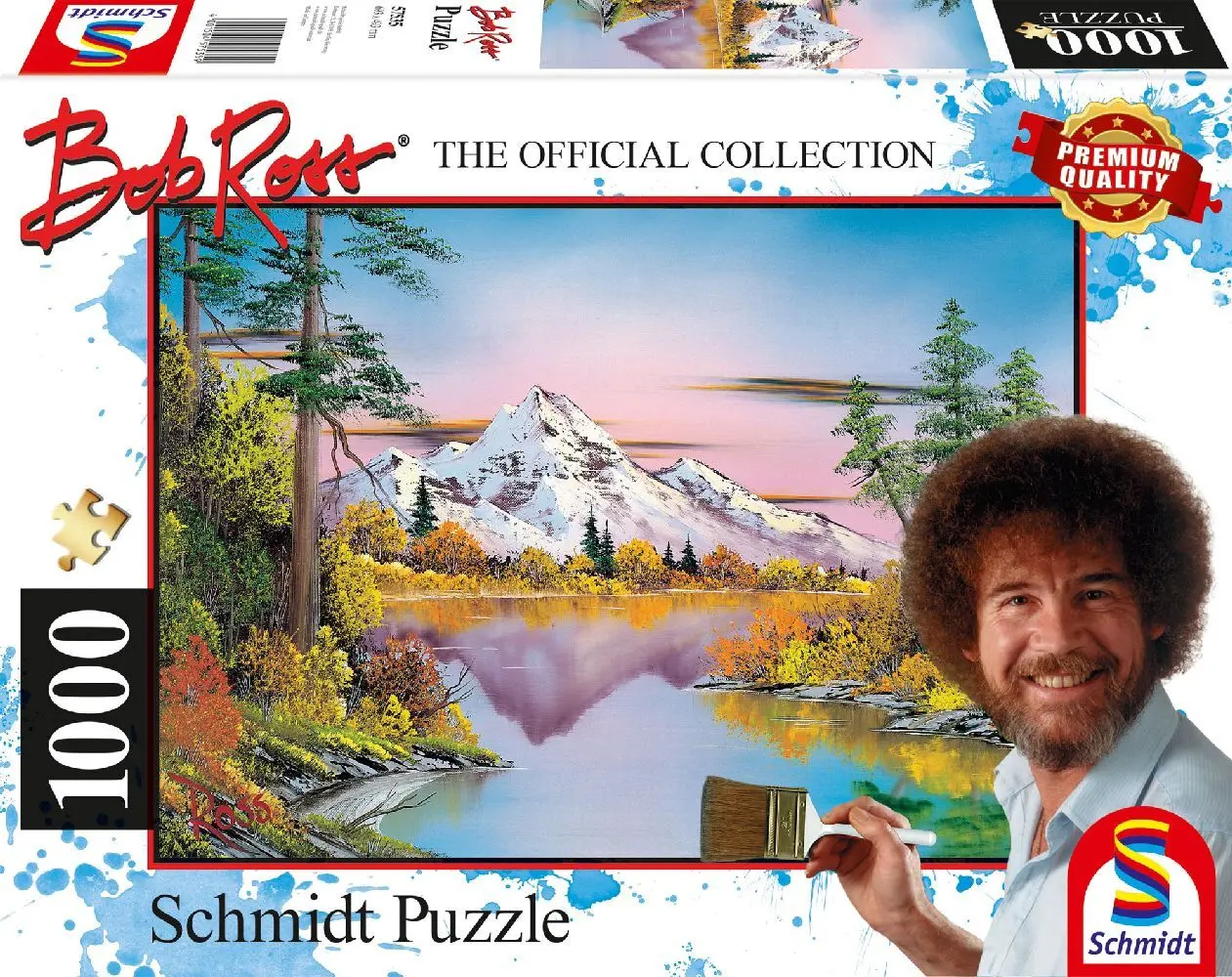 Cover: 4001504575359 | Spiegelungen | Puzzle Bob Ross 1.000 Teile | Spiel | Schachtel | 57535