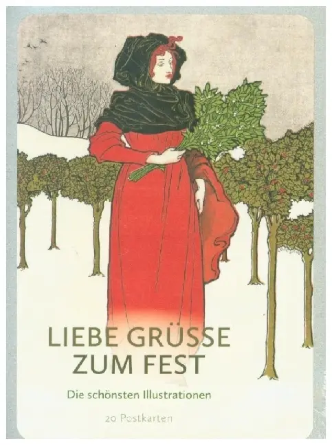 Liebe Grüße zum Fest Postkarten VE 20