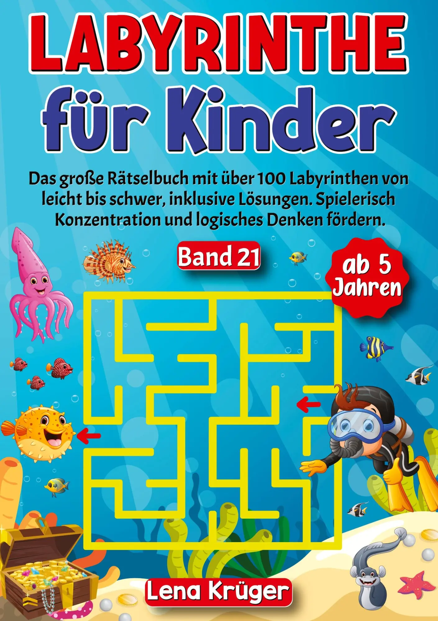Cover: 9783384175359 | Labyrinthe für Kinder ab 5 Jahren - Band 21 | Lena Krüger | Buch