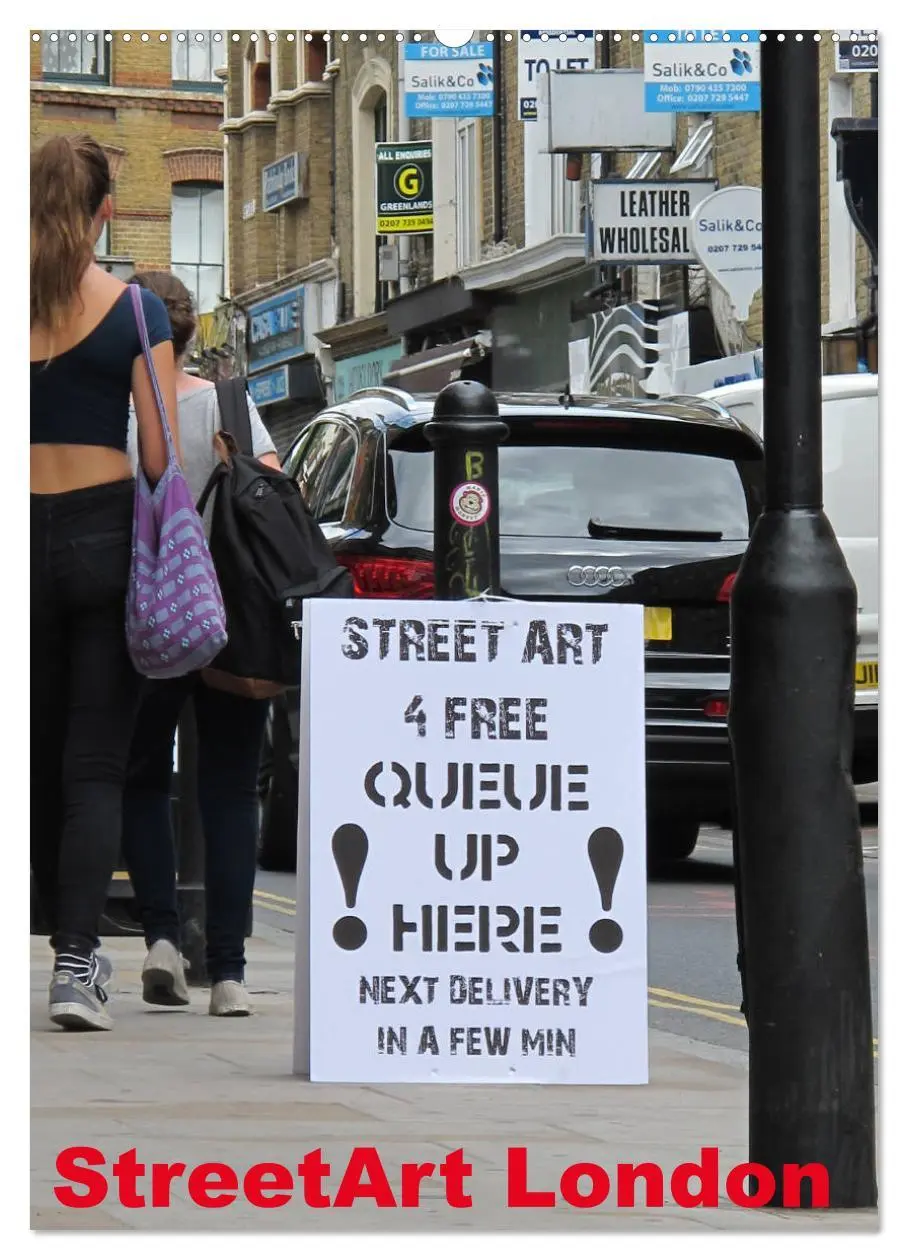 Cover: 9783516385359 | StreetArt London (Wandkalender 2026 DIN A2 hoch), CALVENDO...