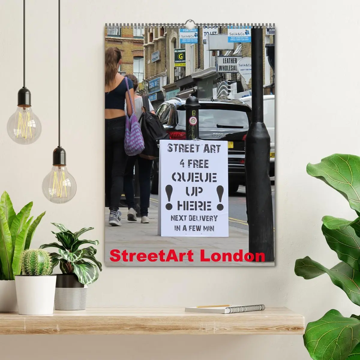 Bild: 9783516385359 | StreetArt London (Wandkalender 2026 DIN A2 hoch), CALVENDO...