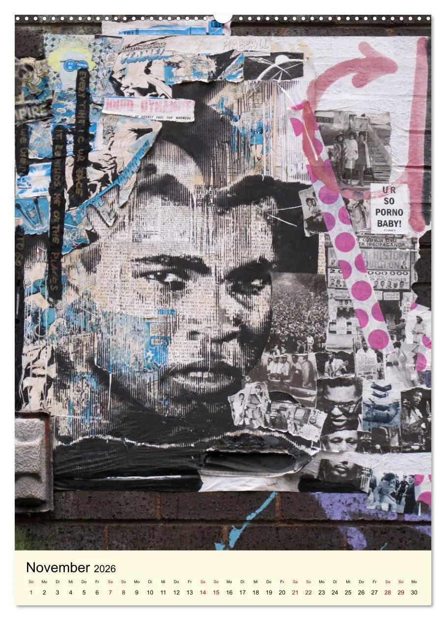 Bild: 9783516385359 | StreetArt London (Wandkalender 2026 DIN A2 hoch), CALVENDO...