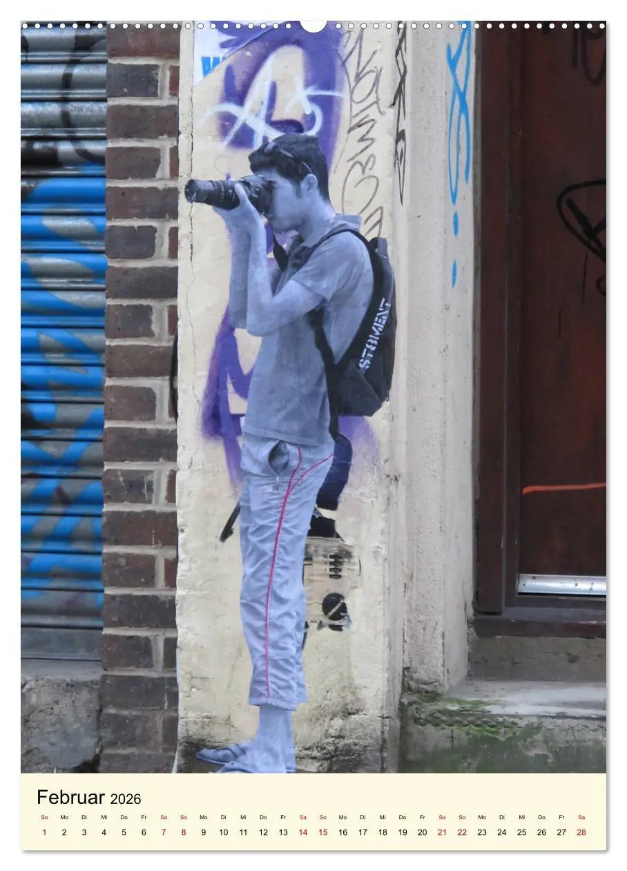Bild: 9783516385359 | StreetArt London (Wandkalender 2026 DIN A2 hoch), CALVENDO...
