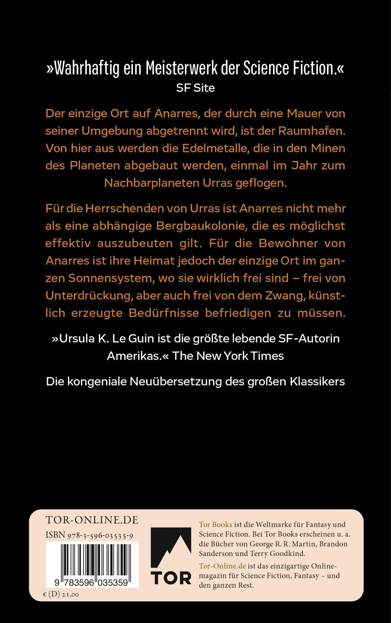 Rückseite: 9783596035359 | Freie Geister | Ursula K. Le Guin | Taschenbuch | 432 S. | Deutsch