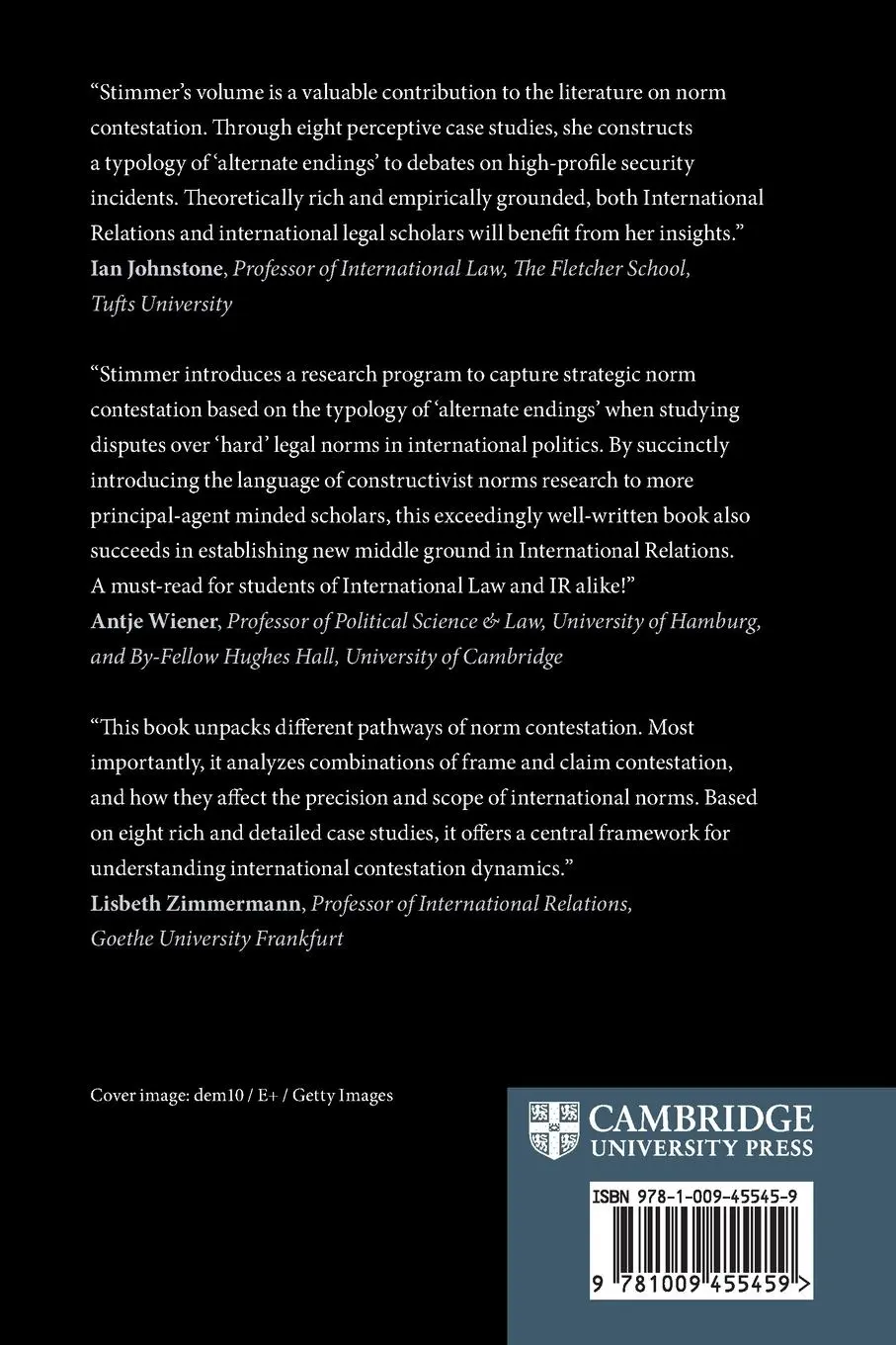 Rückseite: 9781009455459 | The Politics of International Norms | Anette Stimmer | Taschenbuch