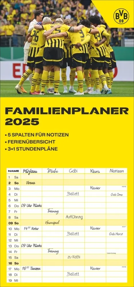 Cover: 9783756405459 | BVB Familienplaner 2025 | Kalender | Spiralbindung | Kalender | 2025