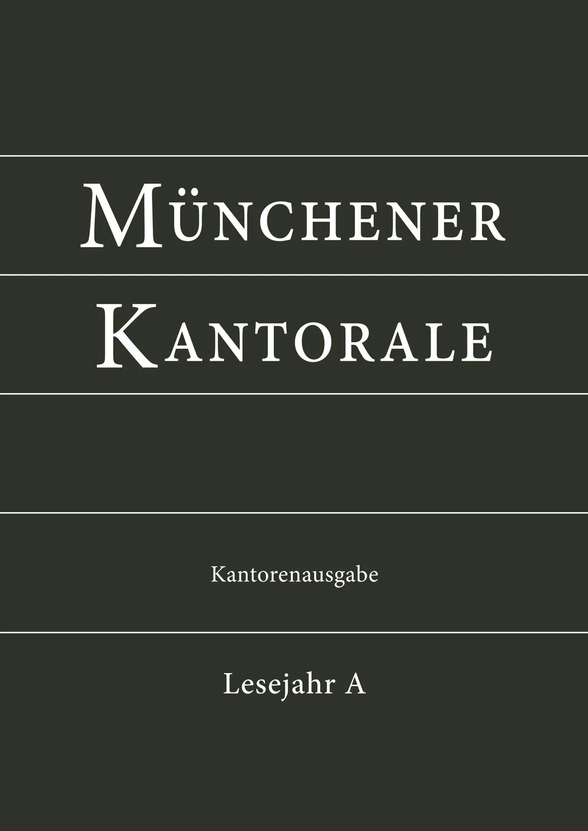 Cover: 9783943135459 | Münchener Kantorale: Lesejahr A. Kantorenausgabe | Buch | 176 S.