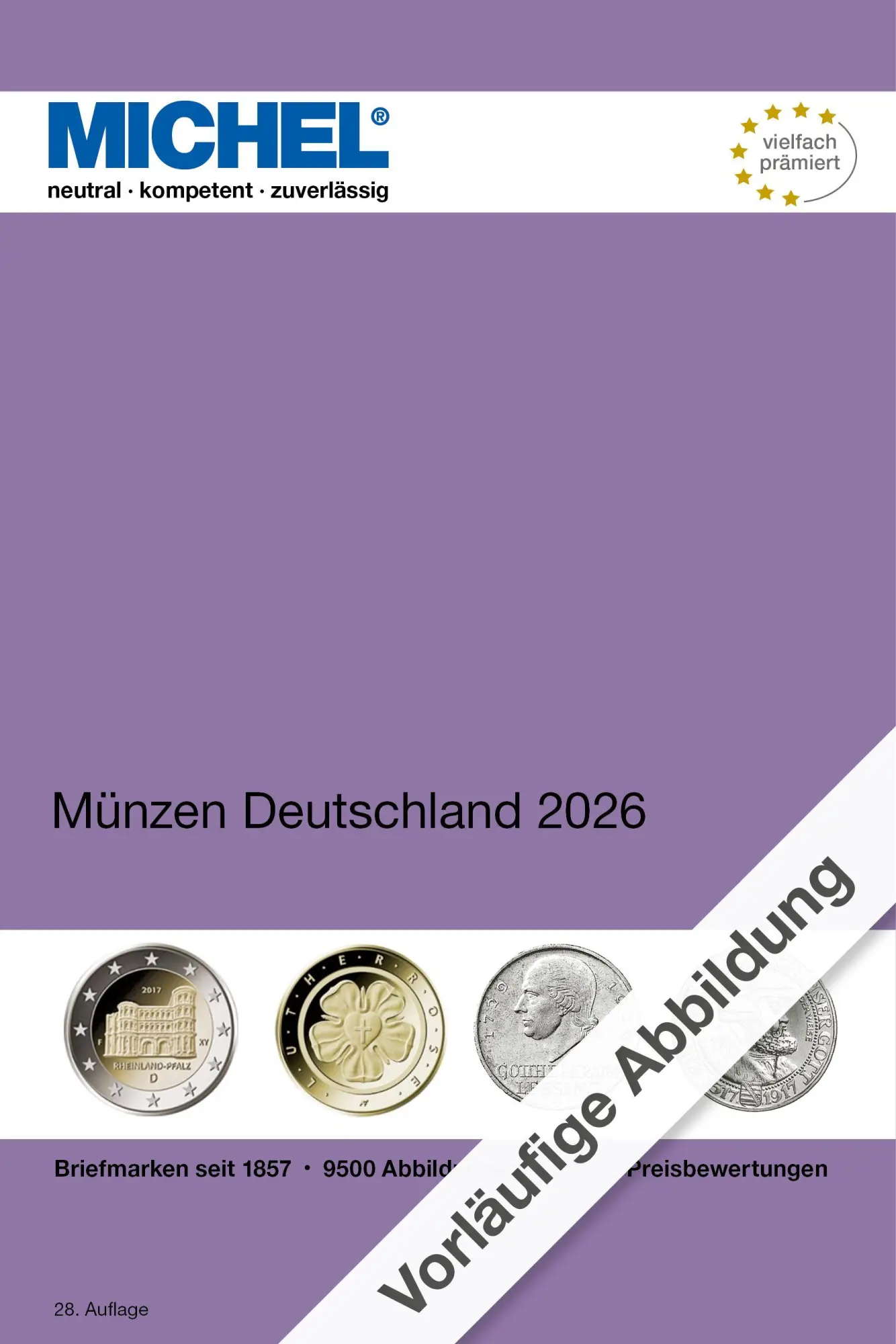 Cover: 9783954025459 | Münzen Deutschland 2026 | Michel-Redaktion | Taschenbuch | 608 S.