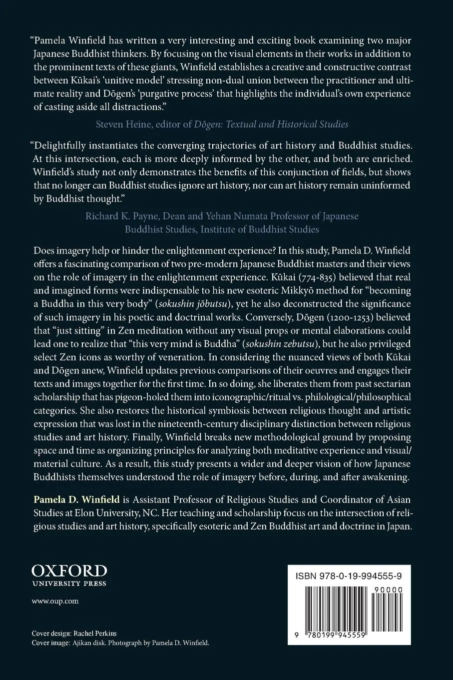 Rückseite: 9780199945559 | Icons and Iconoclasm in Japanese Buddhism | Pamela D Winfield | Buch