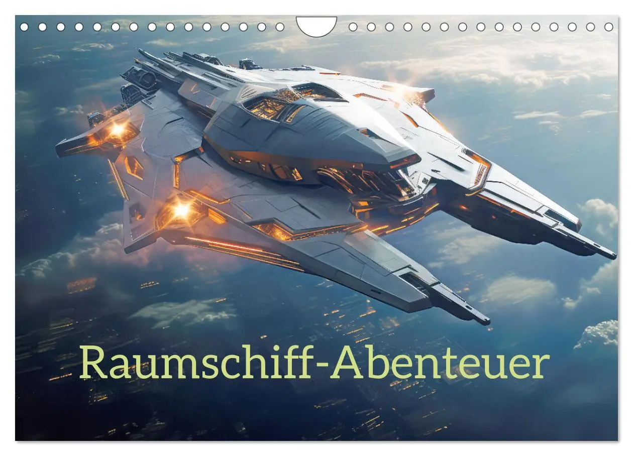 Cover: 9783457345559 | Raumschiff-Abenteuer (Wandkalender 2026 DIN A4 quer), CALVENDO...