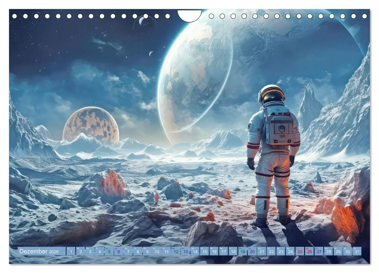 Bild: 9783457345559 | Raumschiff-Abenteuer (Wandkalender 2026 DIN A4 quer), CALVENDO...