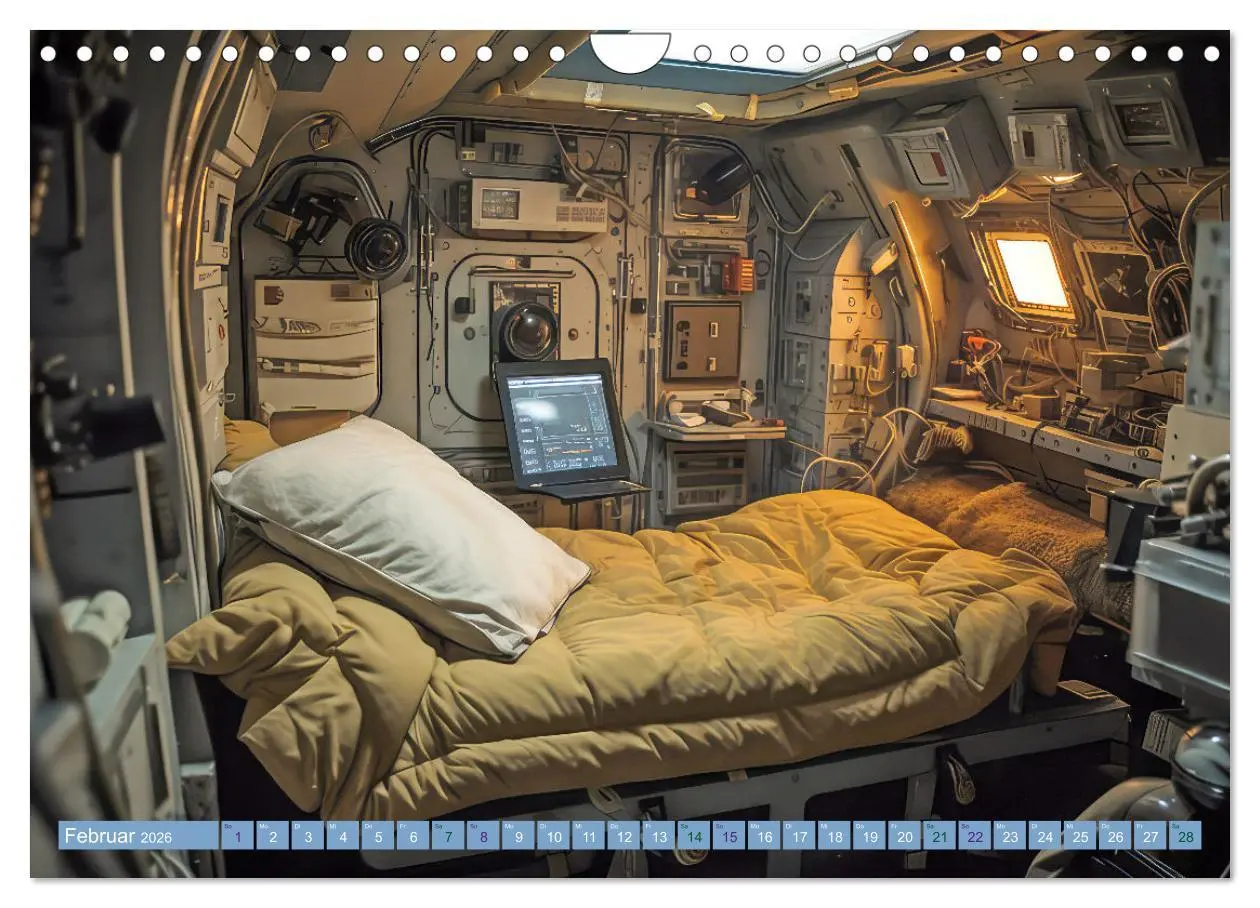 Bild: 9783457345559 | Raumschiff-Abenteuer (Wandkalender 2026 DIN A4 quer), CALVENDO...