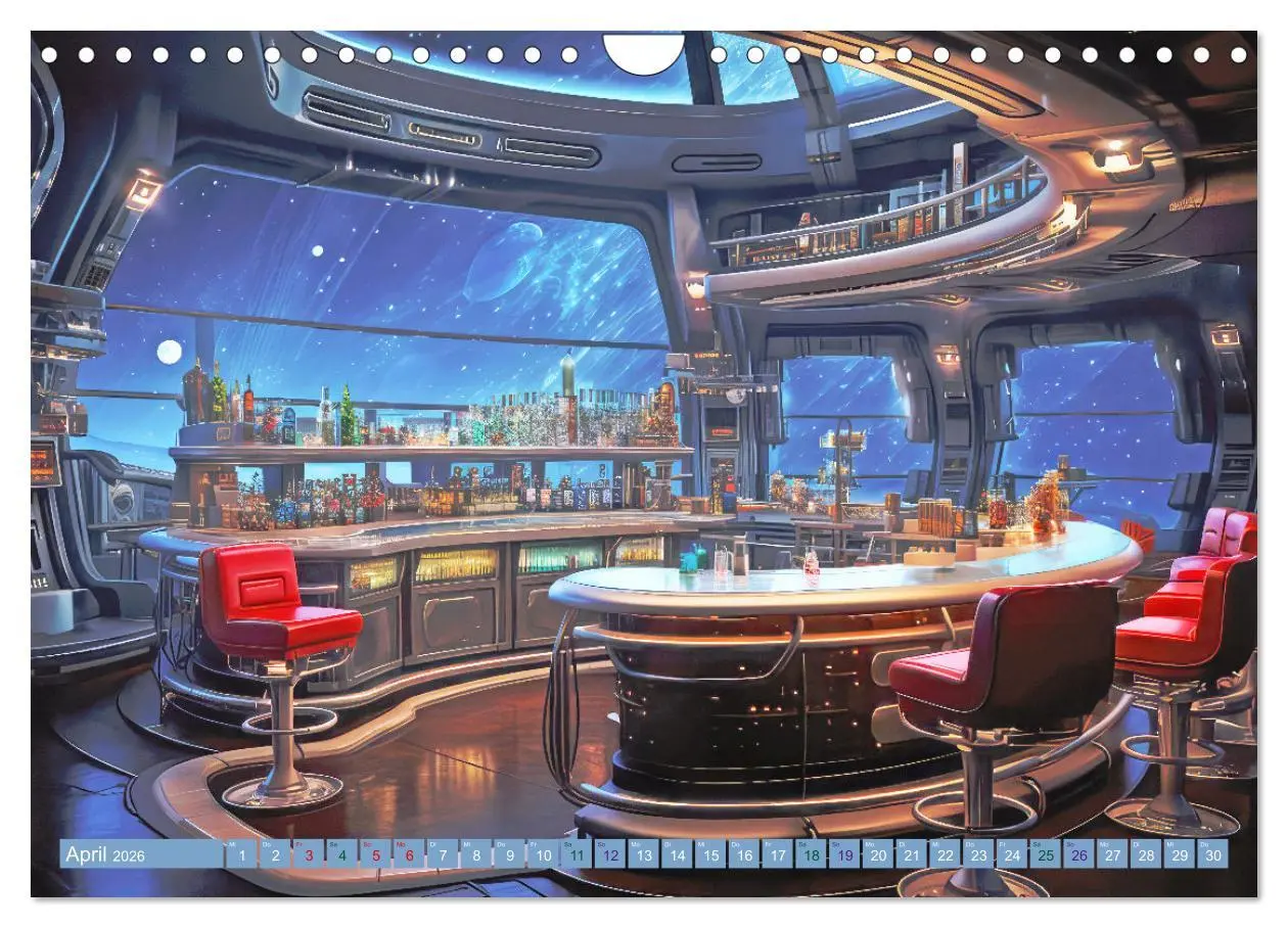 Bild: 9783457345559 | Raumschiff-Abenteuer (Wandkalender 2026 DIN A4 quer), CALVENDO...