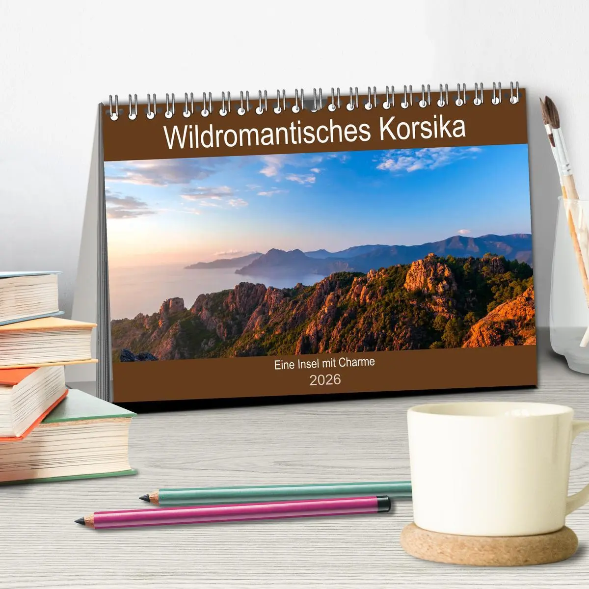 Bild: 9783457725559 | Wildromatisches Korsika (Tischkalender 2026 DIN A5 quer), CALVENDO...