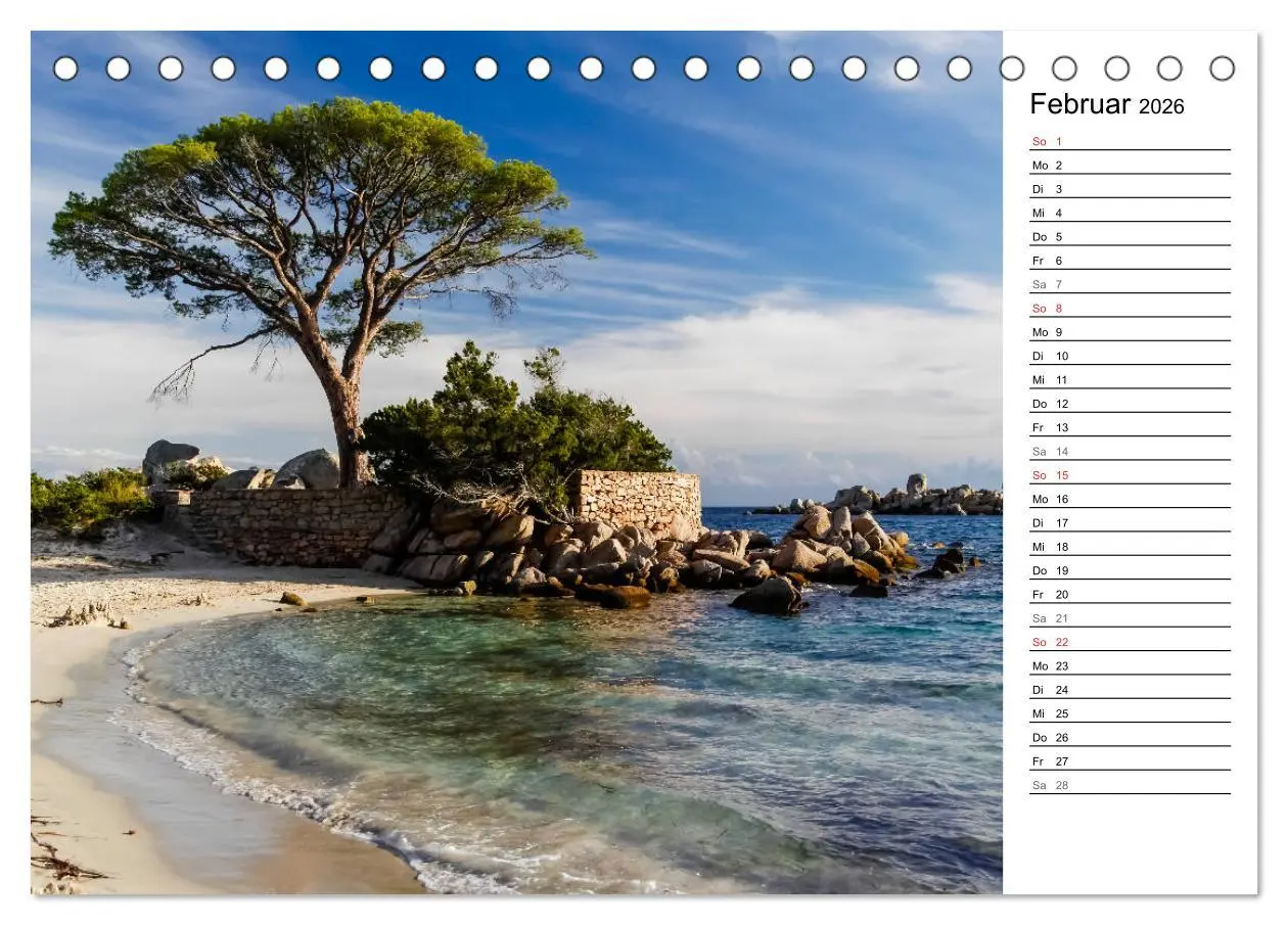 Bild: 9783457725559 | Wildromatisches Korsika (Tischkalender 2026 DIN A5 quer), CALVENDO...
