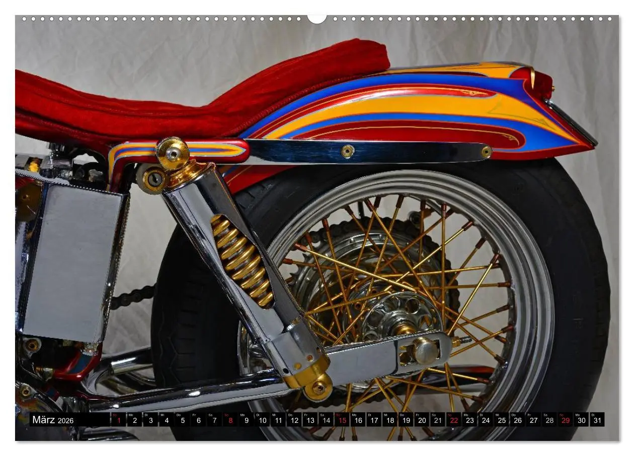 Bild: 9783516125559 | Harley Classic Chopper (Wandkalender 2026 DIN A2 quer), CALVENDO...