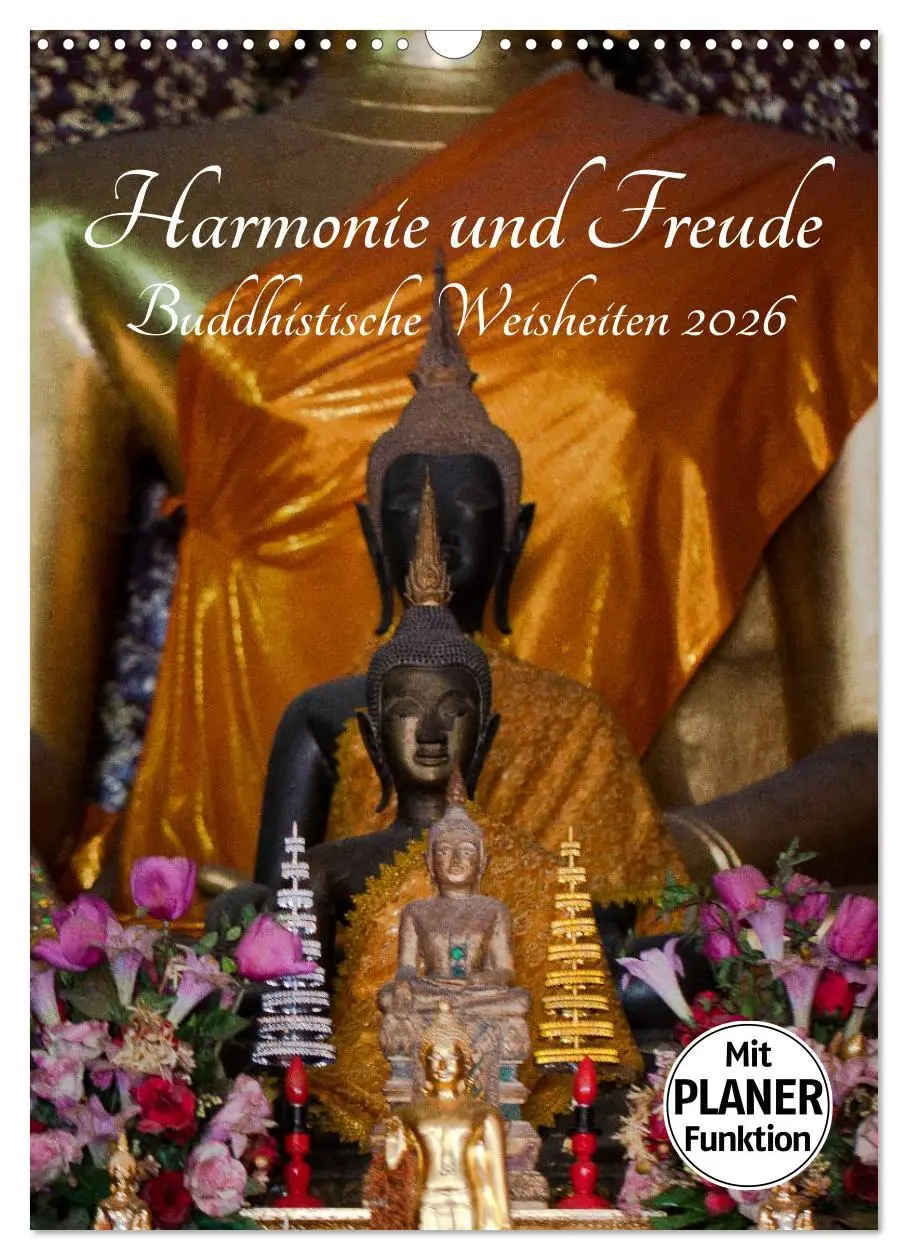 Cover: 9783516435559 | Harmonie und Freude Buddhistische Weisheiten 2026 (Wandkalender...