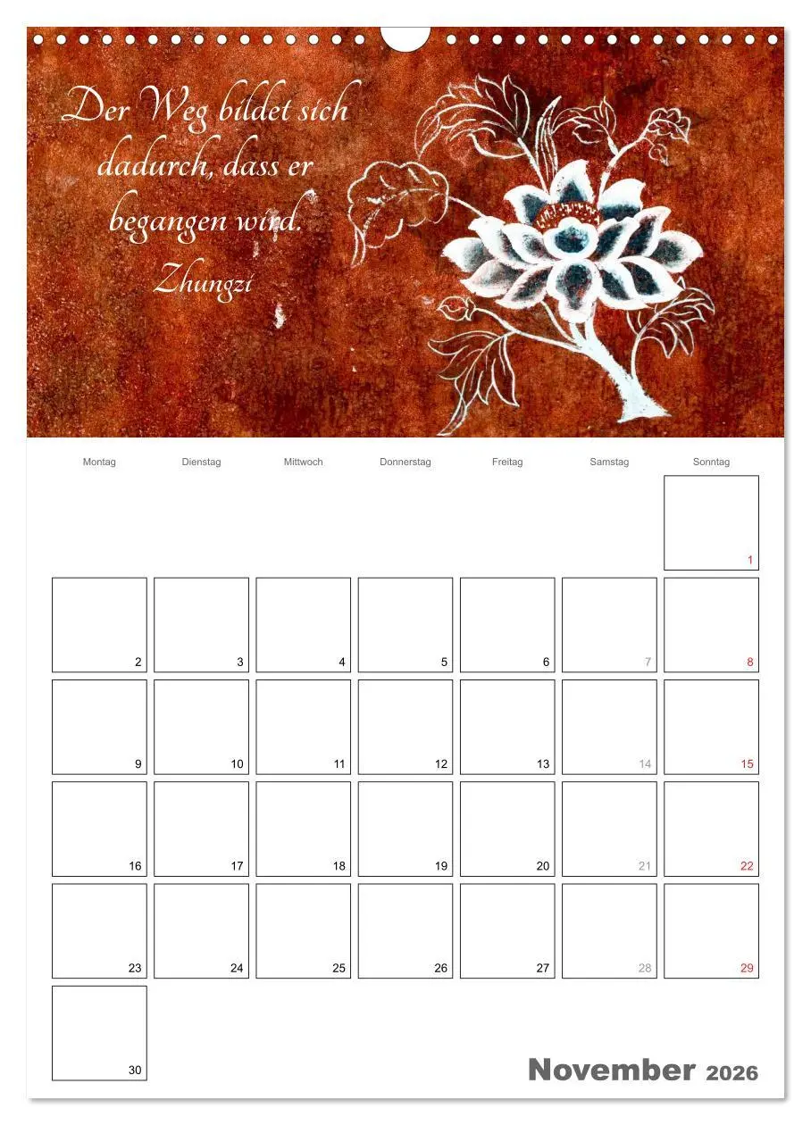 Bild: 9783516435559 | Harmonie und Freude Buddhistische Weisheiten 2026 (Wandkalender...