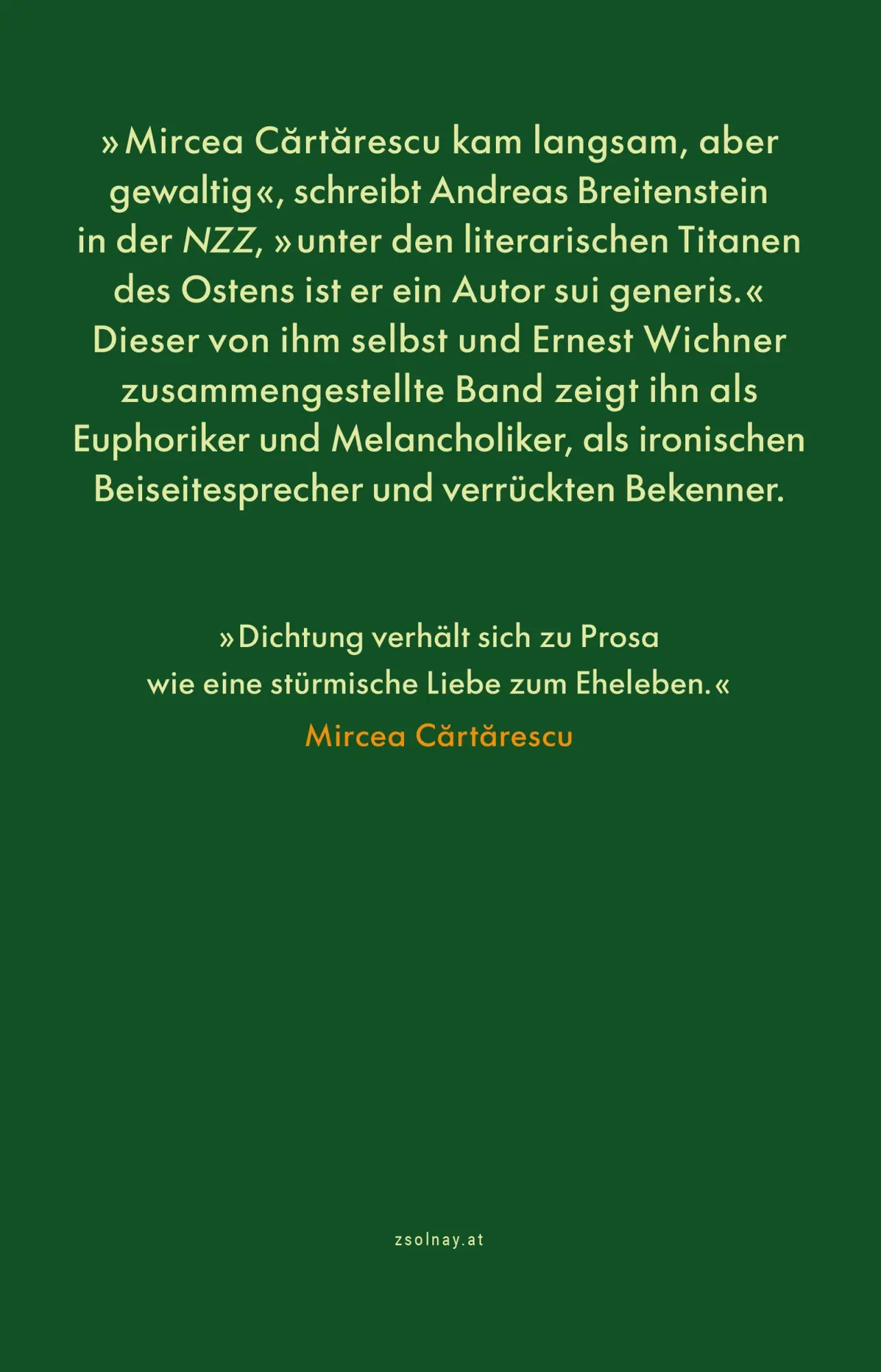 Bild: 9783552075559 | Du trägst meine Samstage, ich deinen Oktober | Gedichte | Cartarescu