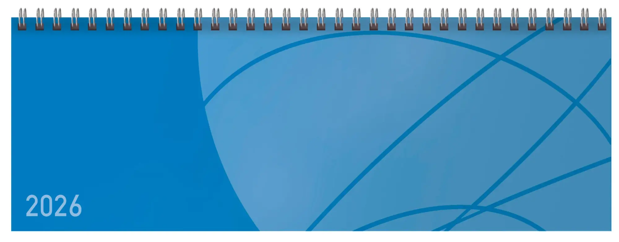 Cover: 9783731885559 | Tischkalender quer Professional Colourlux 2026 blau | Verlag Korsch