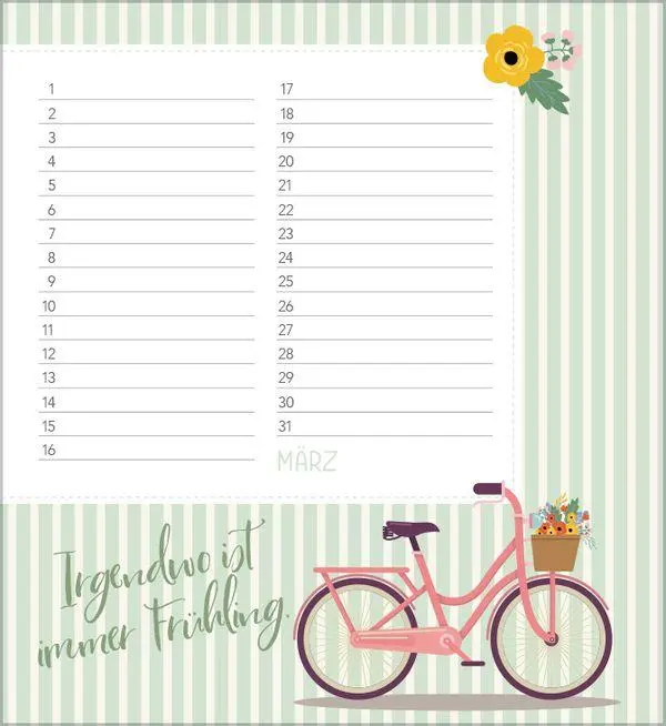 Bild: 9783819305559 | Geburtstagskalender Happy Mind | Immerwährender Planer | Verlag Korsch