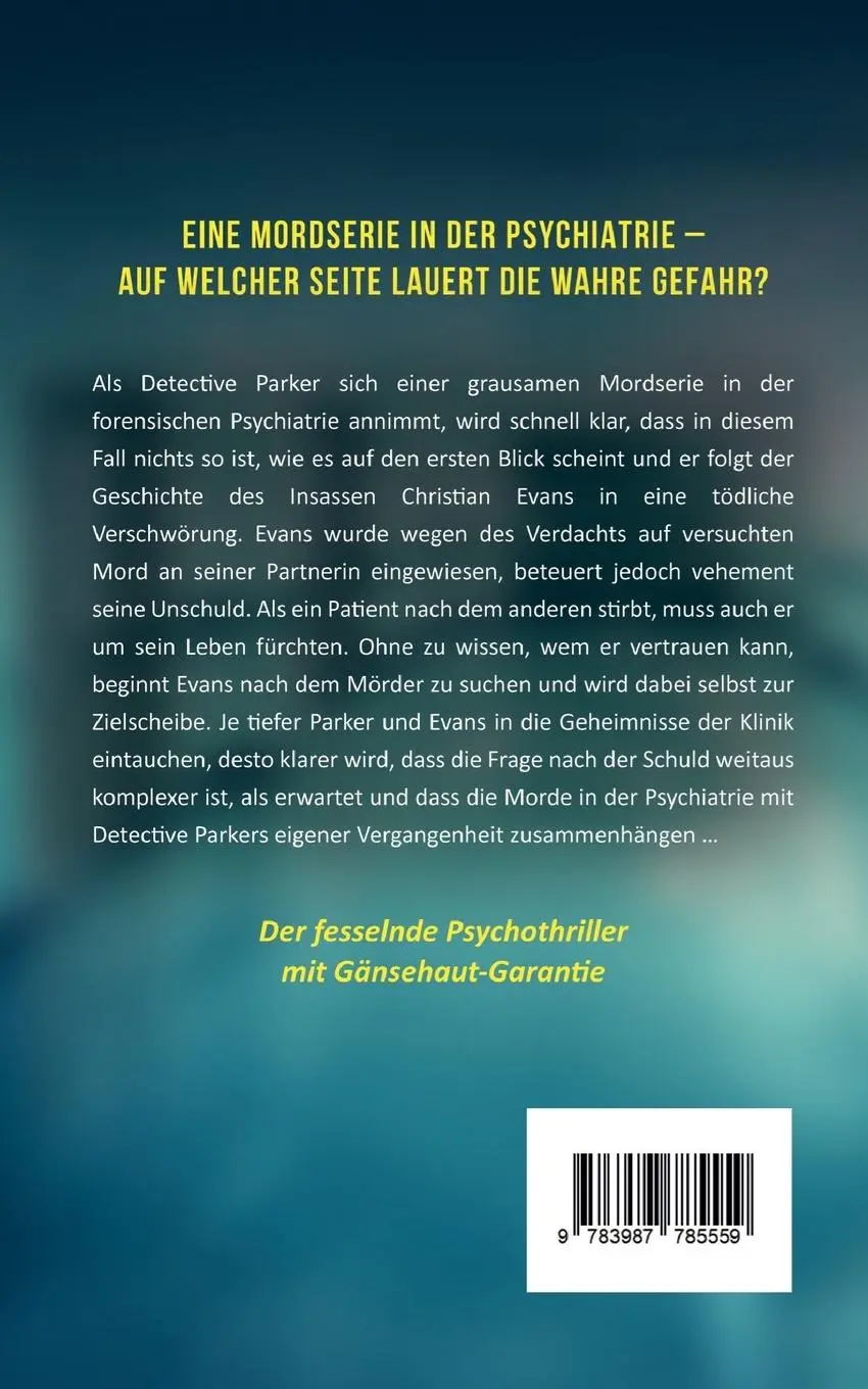 Rückseite: 9783987785559 | Der Patient | Nicola Layne Anderson | Taschenbuch | 412 S. | Deutsch