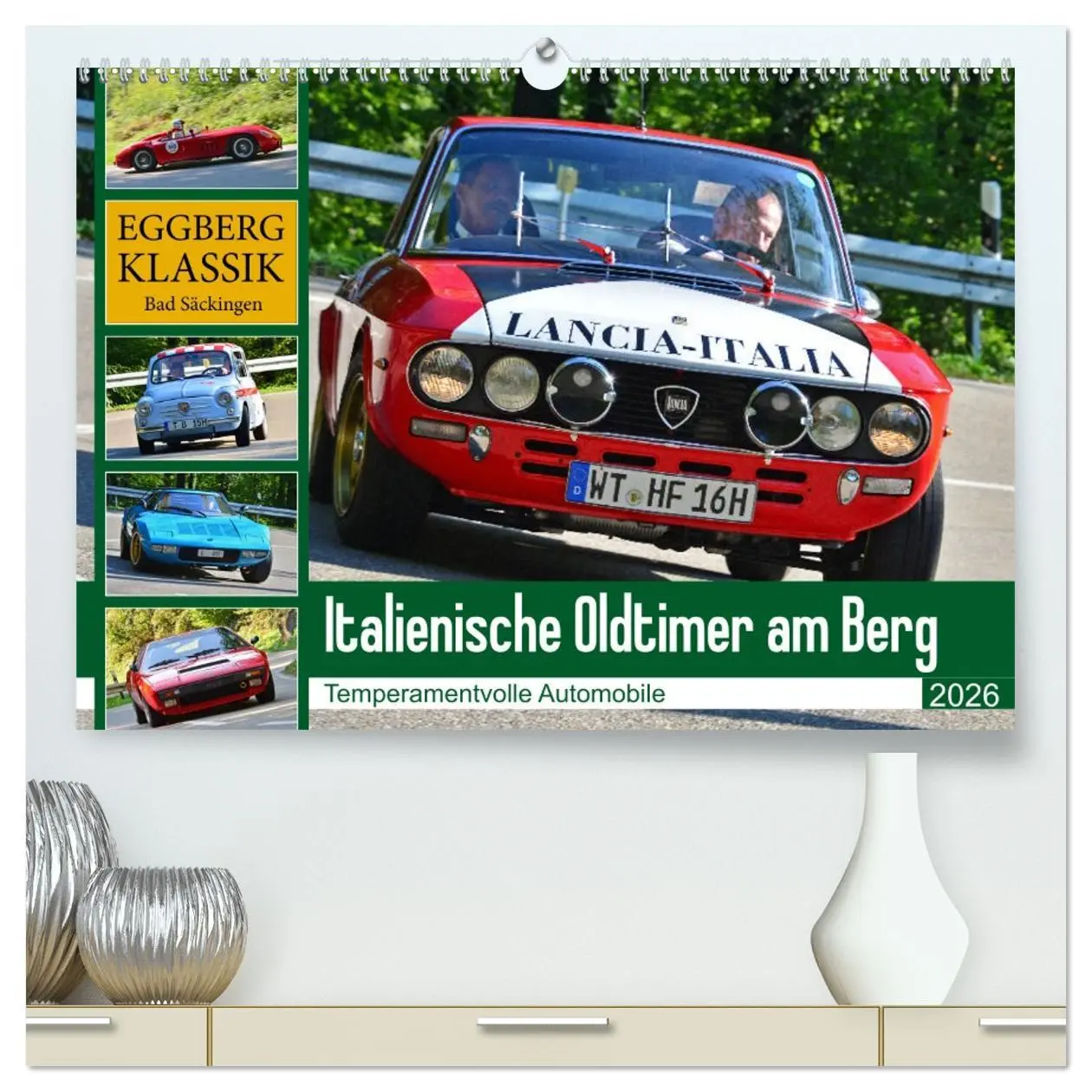 Cover: 9783457715659 | Italienische Oldtimer am Berg (hochwertiger Premium Wandkalender...