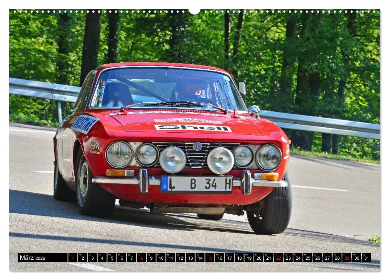 Bild: 9783457715659 | Italienische Oldtimer am Berg (hochwertiger Premium Wandkalender...