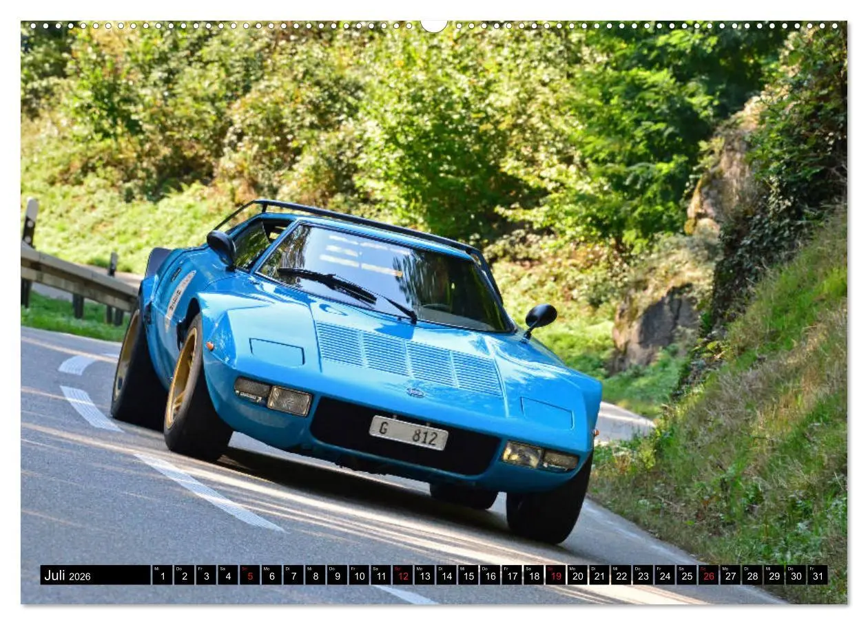 Bild: 9783457715659 | Italienische Oldtimer am Berg (hochwertiger Premium Wandkalender...