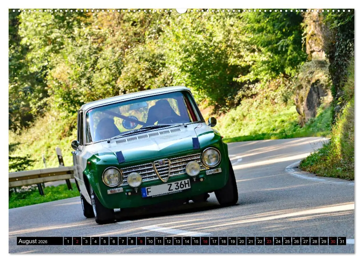 Bild: 9783457715659 | Italienische Oldtimer am Berg (hochwertiger Premium Wandkalender...
