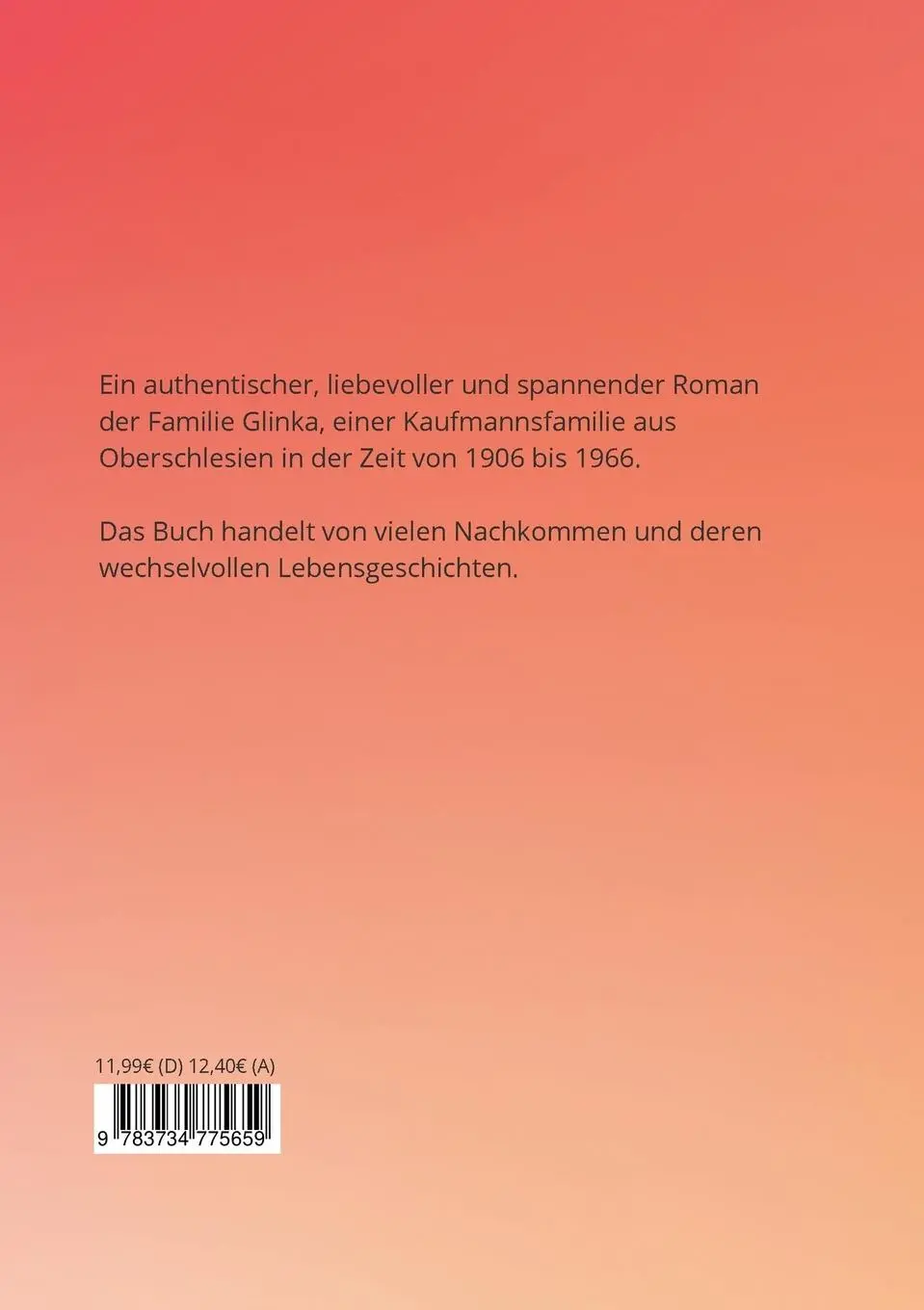 Rückseite: 9783734775659 | Schlesisches Himmelreich | Sigrid Glinka | Taschenbuch | Paperback