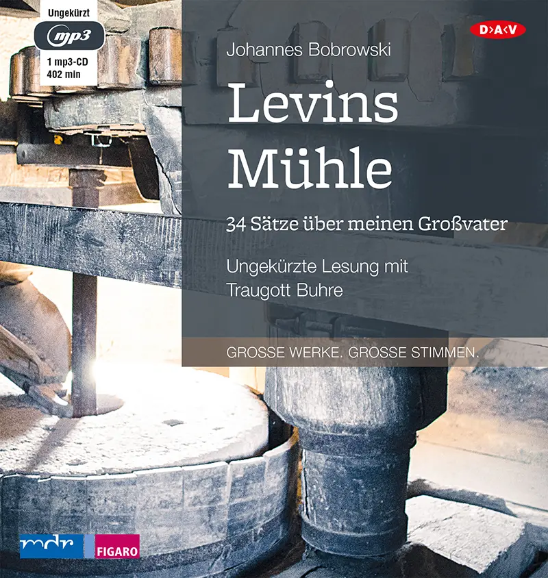Cover: 9783862315659 | Levins Mühle. 34 Sätze über meinen Großvater,1 Audio-CD, 1 MP3 | CD