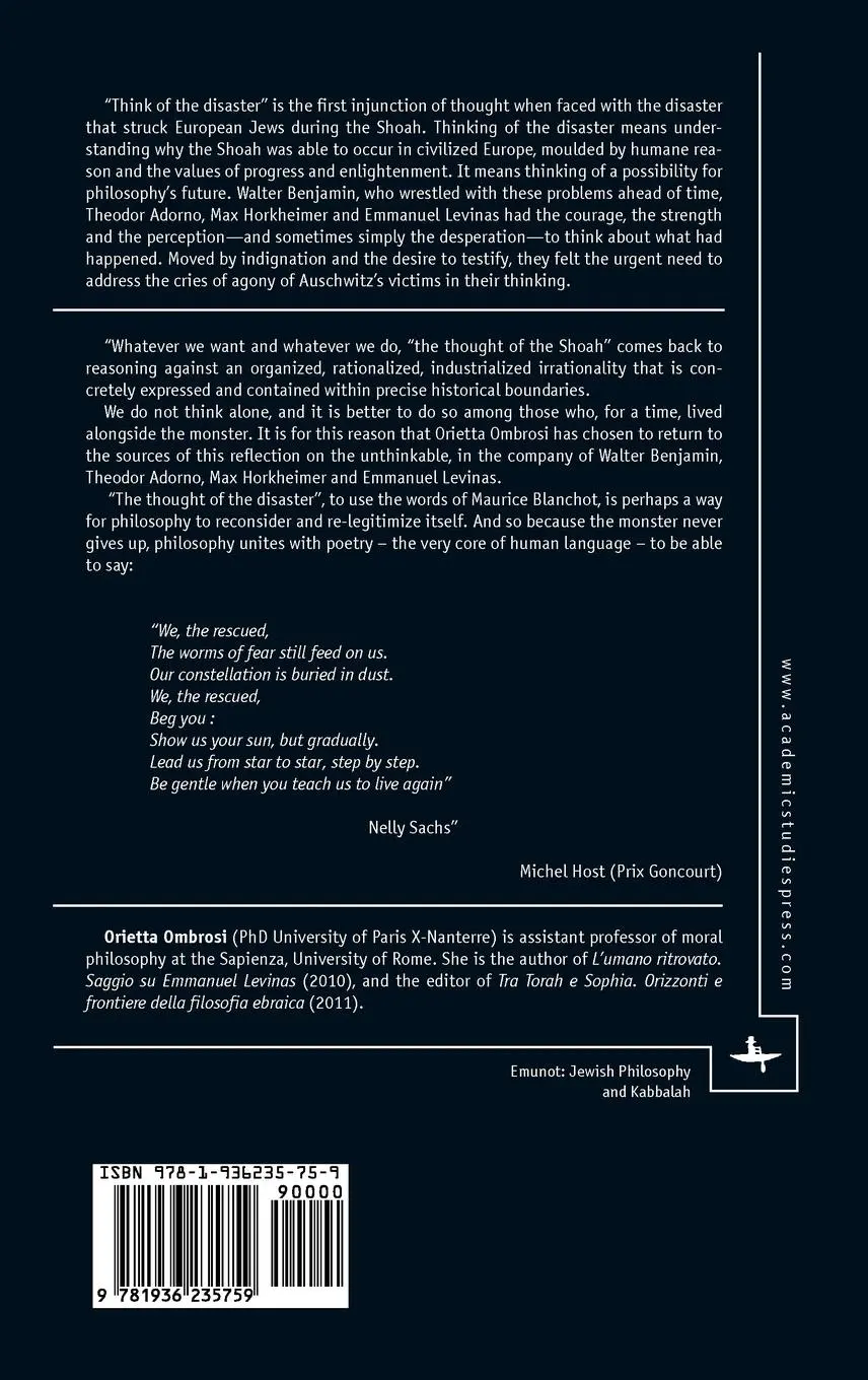 Rückseite: 9781936235759 | The Twilight of Reason | Orietta Ombrosi | Buch | Gebunden | Englisch