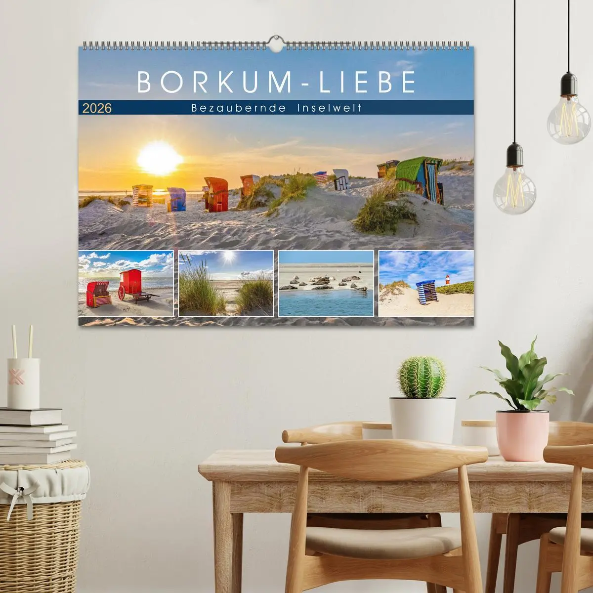 Bild: 9783457635759 | BORKUM-LIEBE (Wandkalender 2026 DIN A2 quer), CALVENDO Monatskalender