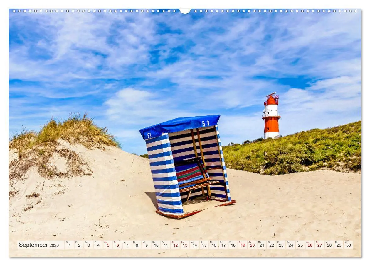 Bild: 9783457635759 | BORKUM-LIEBE (Wandkalender 2026 DIN A2 quer), CALVENDO Monatskalender