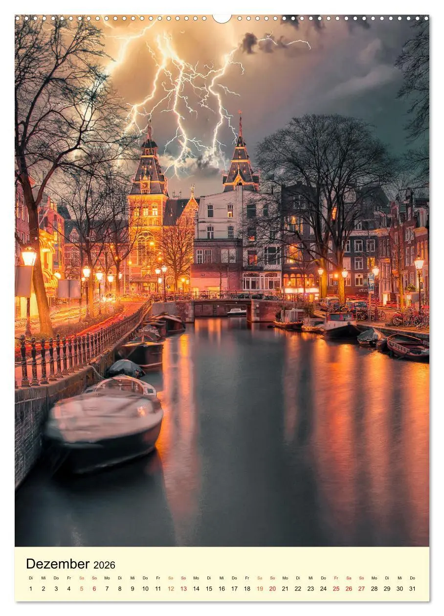 Bild: 9783516345759 | Metropolen im Blitzlicht (hochwertiger Premium Wandkalender 2026...