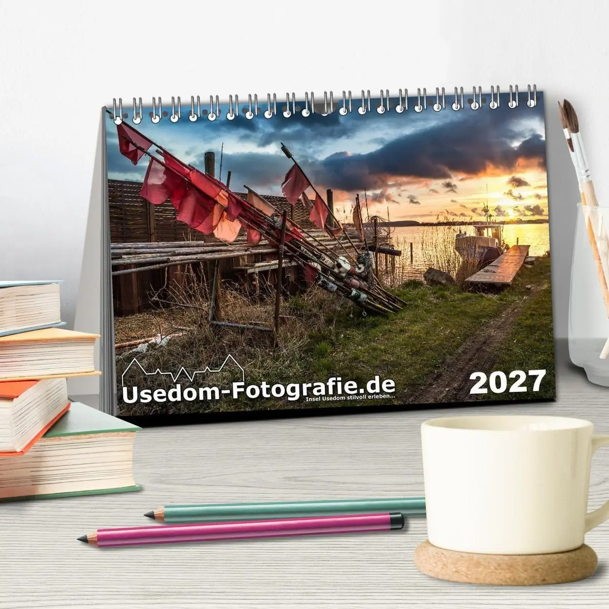Bild: 9783594015759 | Usedom Fotografie (Tischkalender 2027 DIN A5 quer), CALVENDO...