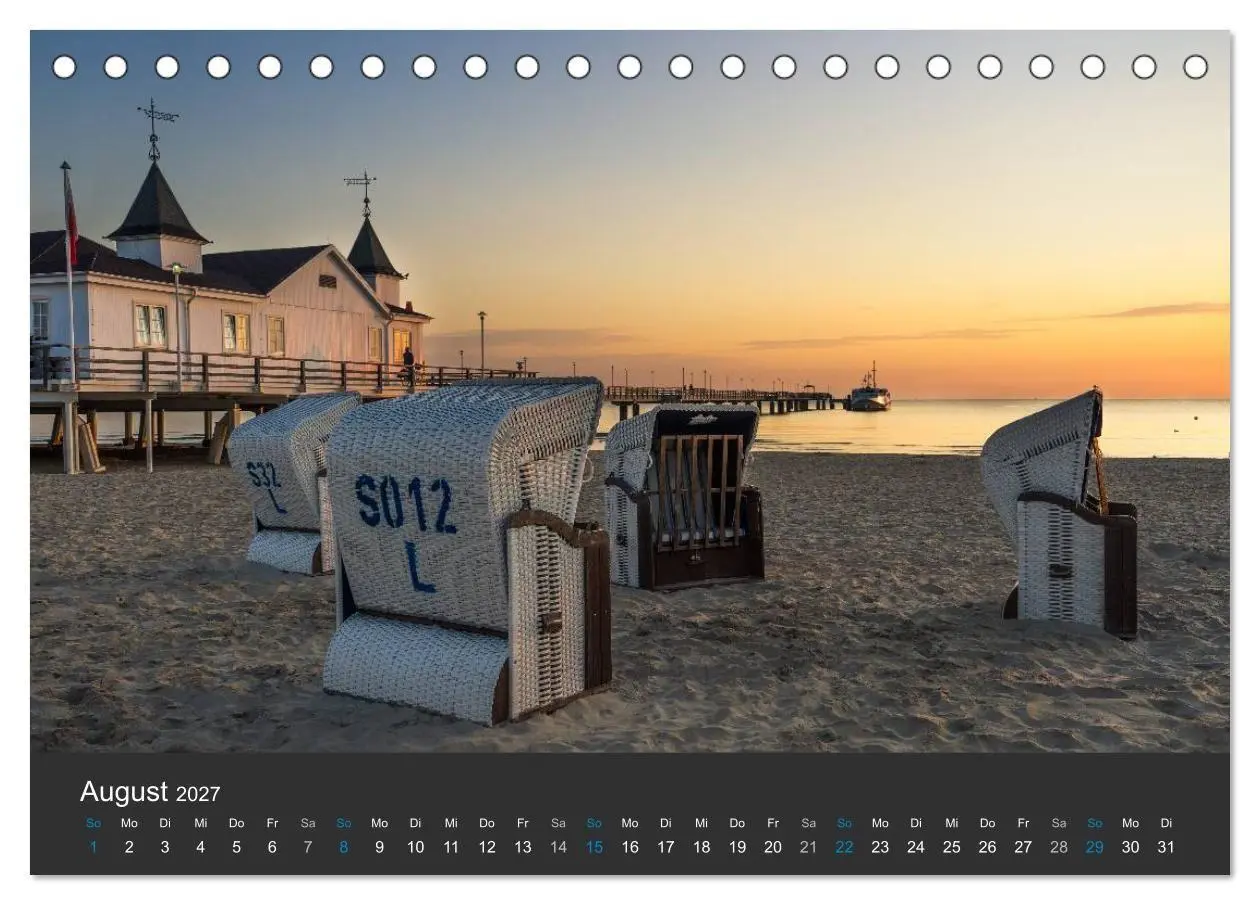 Bild: 9783594015759 | Usedom Fotografie (Tischkalender 2027 DIN A5 quer), CALVENDO...