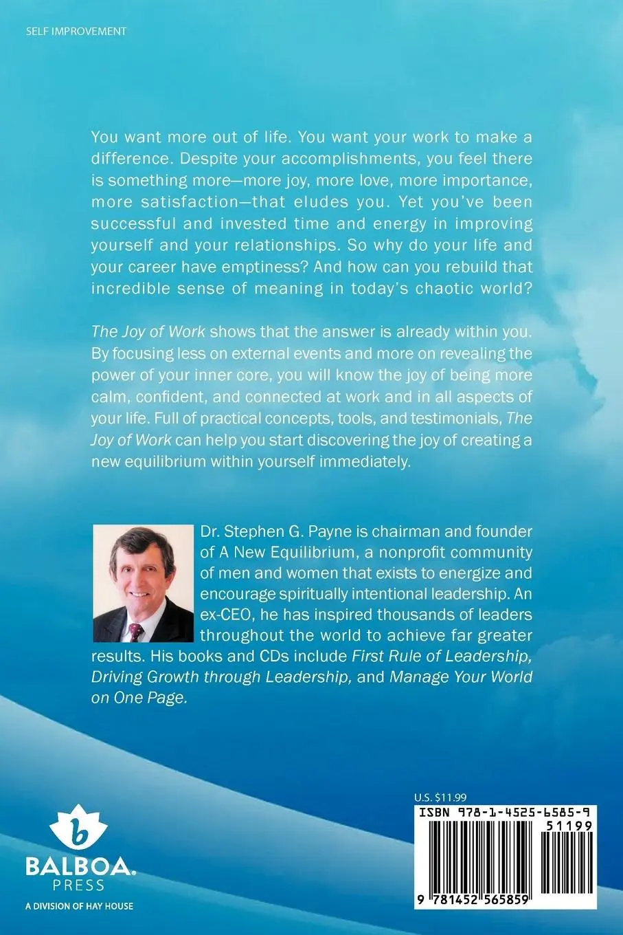 Rückseite: 9781452565859 | The Joy of Work | Stephen G. Payne | Taschenbuch | Englisch | 2012