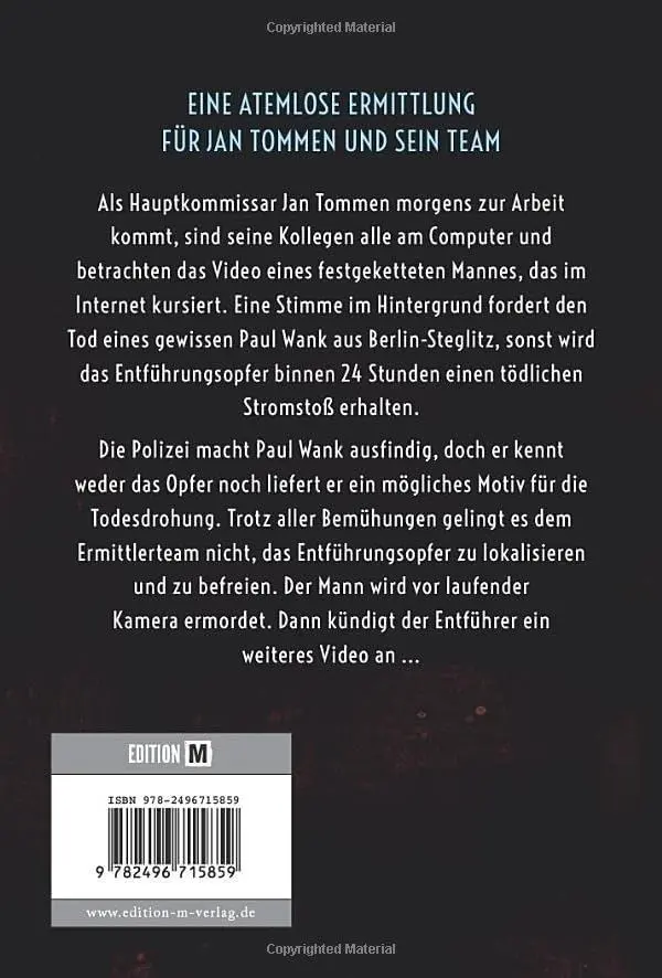 Rückseite: 9782496715859 | Am Ende des Lichts | Alexander Hartung | Taschenbuch | 300 S. | 2024