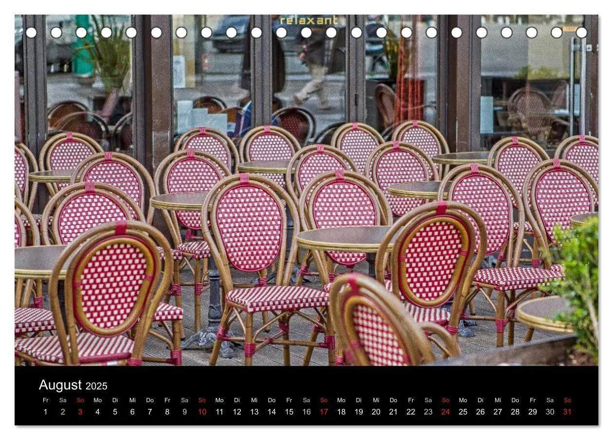 Bild: 9783435775859 | Paris (Tischkalender 2025 DIN A5 quer), CALVENDO Monatskalender | 2025
