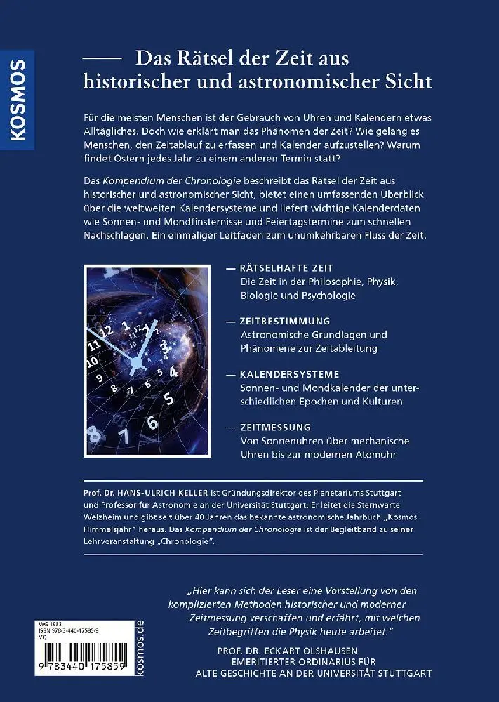 Rückseite: 9783440175859 | Kompendium der Chronologie | Hans-Ulrich Keller | Buch | 256 S. | 2022