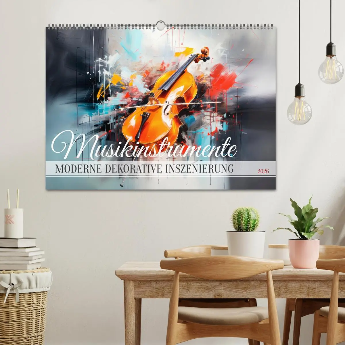 Bild: 9783457485859 | MUSIKINSTRUMENTE Moderne dekorative Inszenierung (Wandkalender 2026...