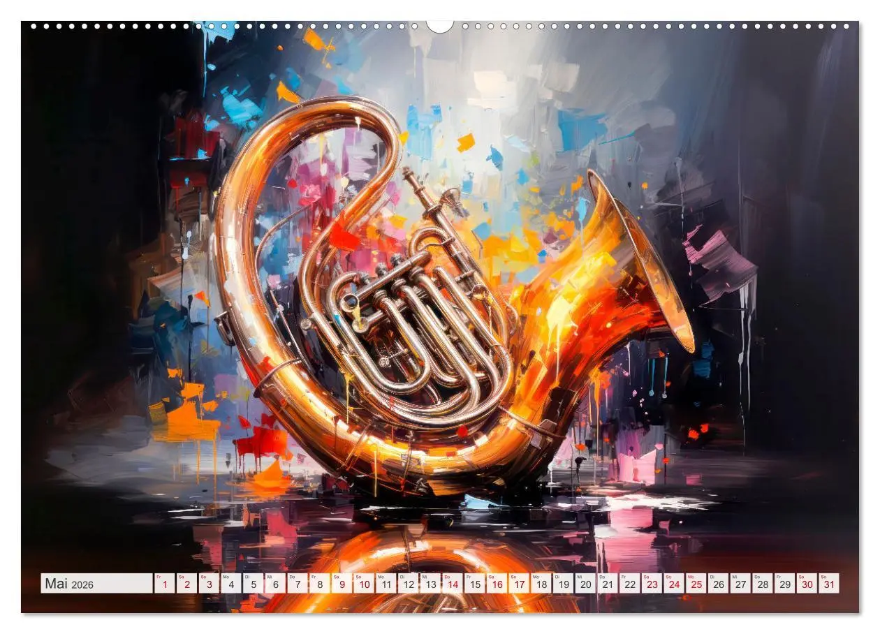 Bild: 9783457485859 | MUSIKINSTRUMENTE Moderne dekorative Inszenierung (Wandkalender 2026...