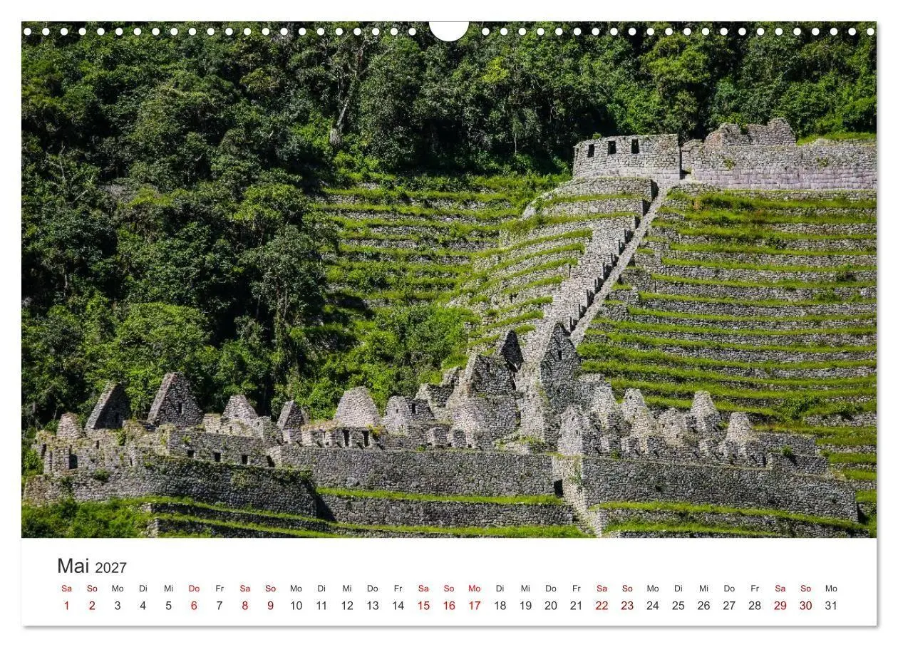 Bild: 9783516885859 | Macchu Picchu (Wandkalender 2027 DIN A3 quer), CALVENDO Monatskalender