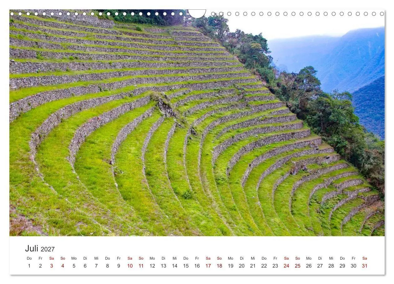 Bild: 9783516885859 | Macchu Picchu (Wandkalender 2027 DIN A3 quer), CALVENDO Monatskalender