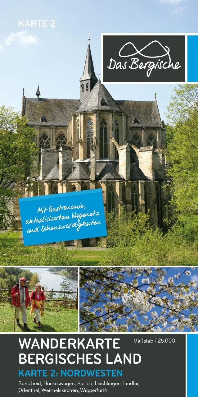 Cover: 9783936405859 | Naturpark Bergisches Land 1:25.000 | (Land-)Karte | Deutsch | 2015